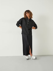 Hush Black Daya Denim 100% Cotton Shirt - Image 3 of 5