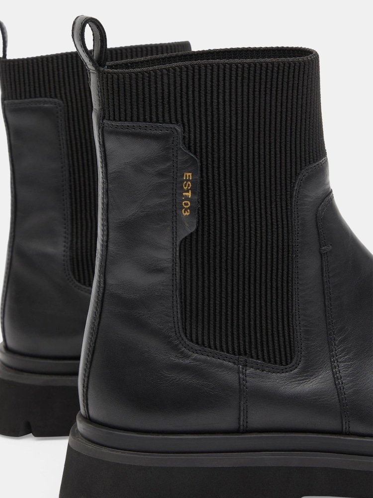 Hush Black Aaliyah Chelsea Boots - Image 4 of 4