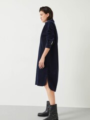 Hush Blue Alanna Cord Shirt Dress - Image 3 of 5