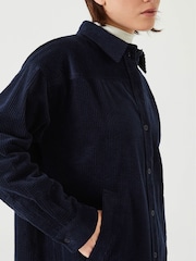 Hush Blue Alanna Cord Shirt Dress - Image 4 of 5