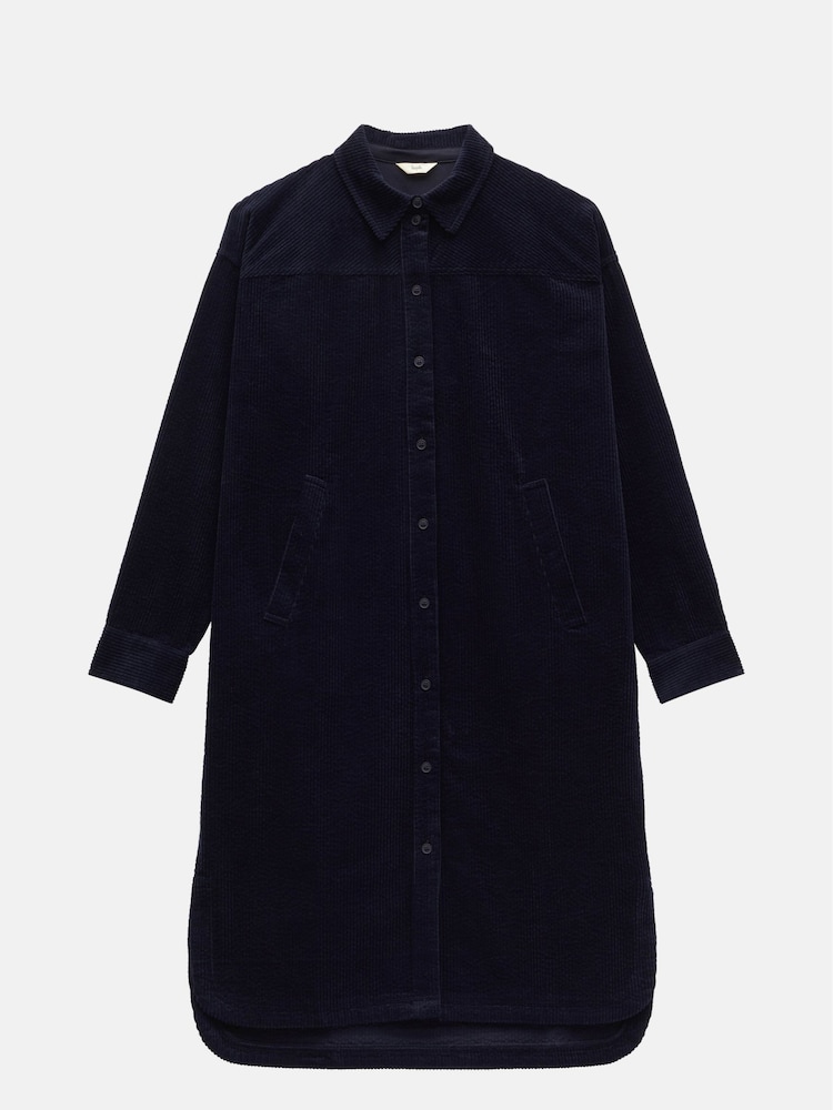 Hush Blue Alanna Cord Shirt Dress - Image 5 of 5