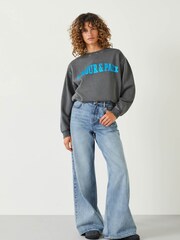 Hush Grey Lamour and Paix Sweatshirt - Image 3 of 5