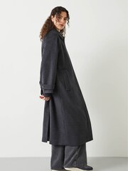 Hush Grey Marlowe Relaxed Raglan Coat - Image 2 of 5