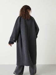 Hush Grey Marlowe Relaxed Raglan Coat - Image 3 of 5