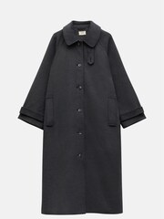 Hush Grey Marlowe Relaxed Raglan Coat - Image 5 of 5