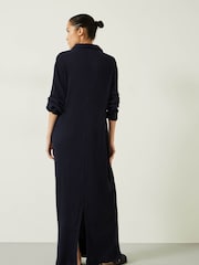 Hush Blue Mazie Midi Jersey Dress - Image 2 of 5