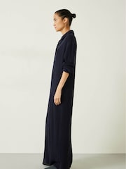 Hush Blue Mazie Midi Jersey Dress - Image 3 of 5