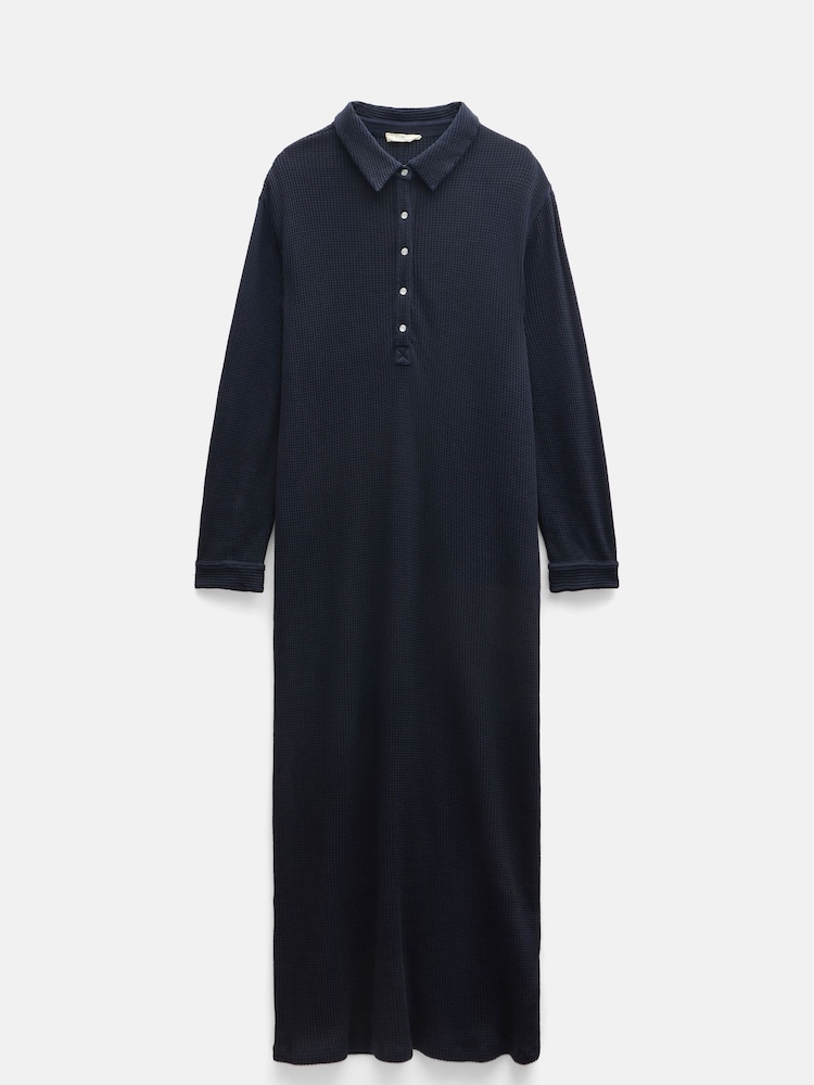 Hush Blue Mazie Midi Jersey Dress - Image 5 of 5