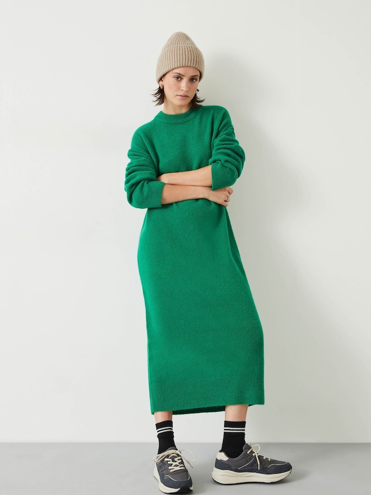 Hush Green Dalton Knitted Dress - Image 1 of 5