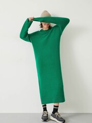 Hush Green Dalton Knitted Dress - Image 3 of 5