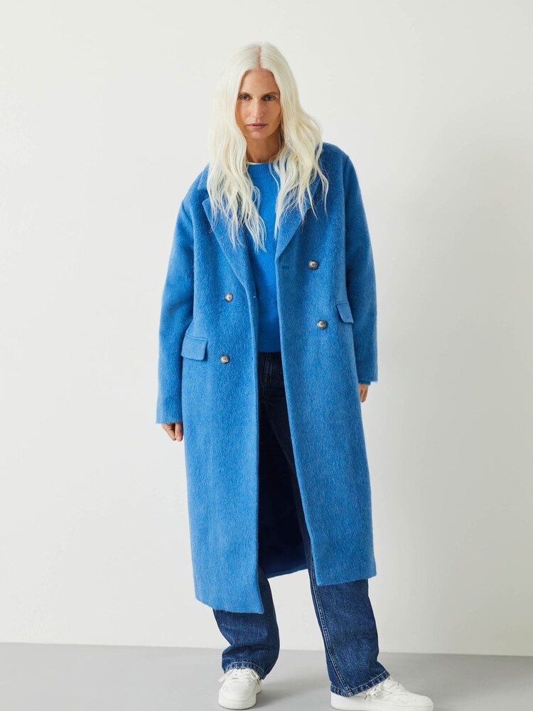 Hush Blue Scout Double Breasted Coat - Image 1 of 6