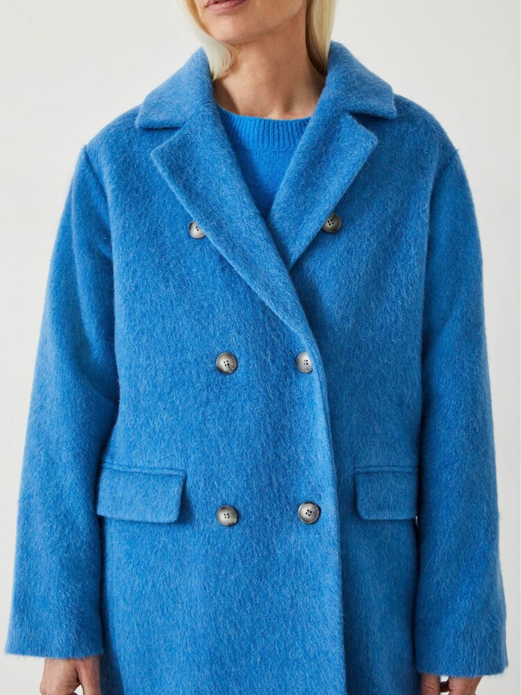 Hush Blue Scout Double Breasted Coat - Image 4 of 6