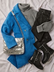 Hush Blue Scout Double Breasted Coat - Image 6 of 6