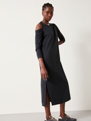 Hush Black Neena Cut Out Midi Dress - Image 3 of 5