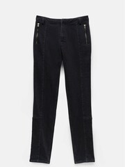 Hush Black Seamed Detail Biker Jeans - Image 5 of 5