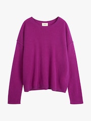 Hush Purple Saphira Cashmere Jumper - Image 5 of 5