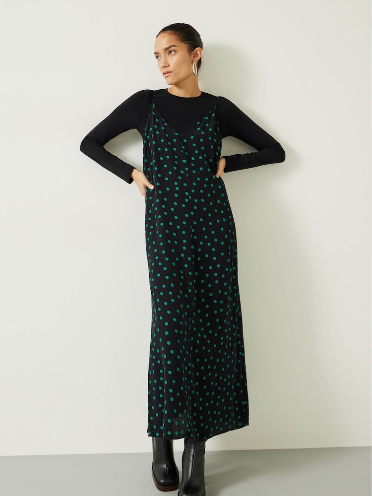 Hush Green Eloise Slip Dress - Image 1 of 5