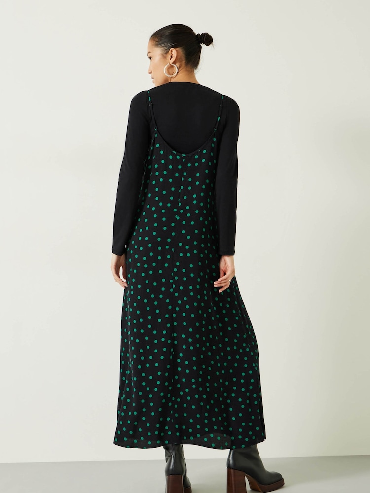 Hush Green Eloise Slip Dress - Image 2 of 5