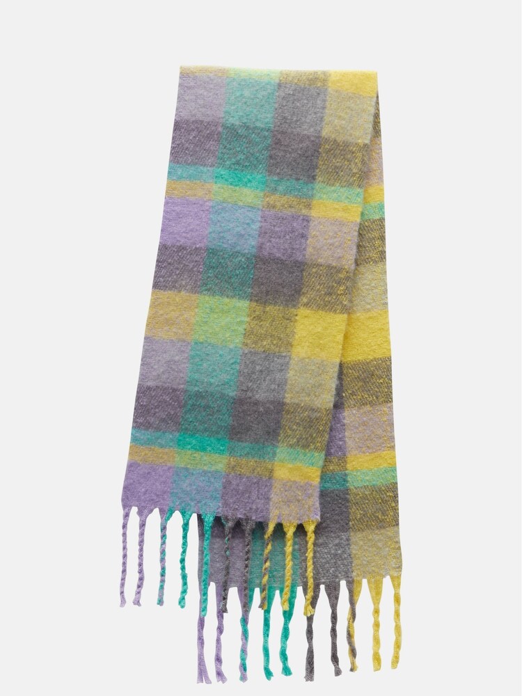 Hush Green Asteria Check Scarf - Image 3 of 3