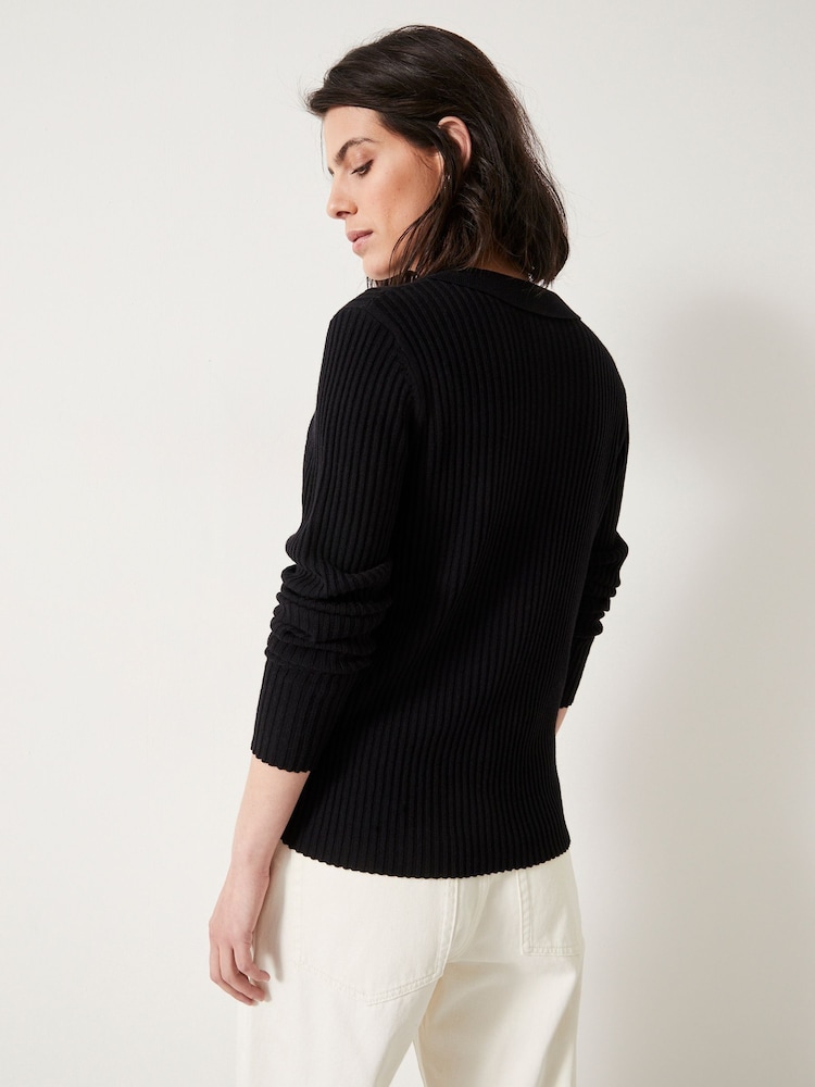 Hush Black Miquita Knitted Shirt - Image 2 of 5