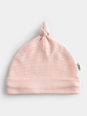 Jojo Maman Bébé Pink Strawberry 3-Pack Hats - Image 2 of 8