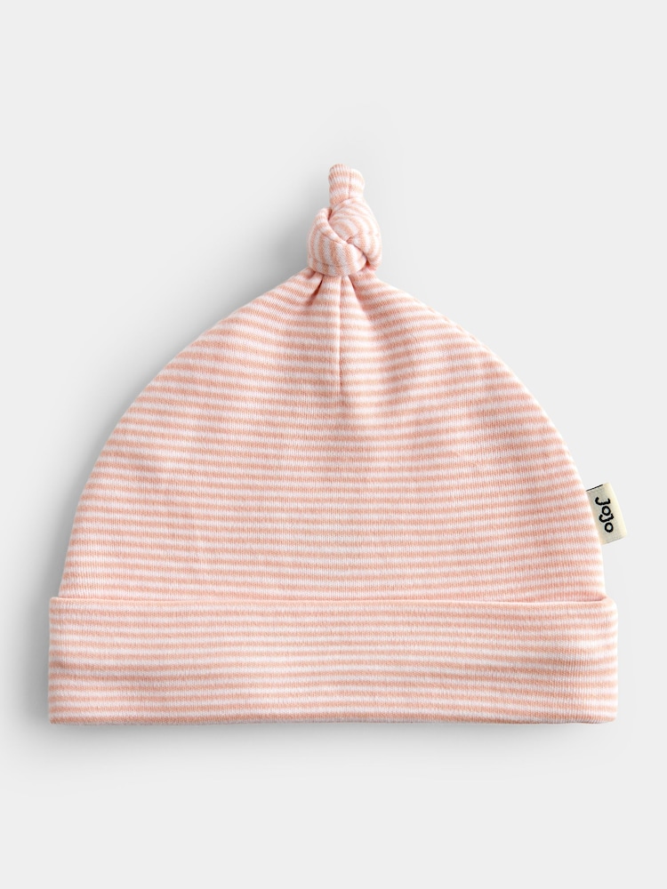 Jojo Maman Bébé Pink Strawberry 3-Pack Hats - Image 2 of 8 Jojo Maman Bébé Pink Strawberry 3-Pack Hats - Image 2 of 8