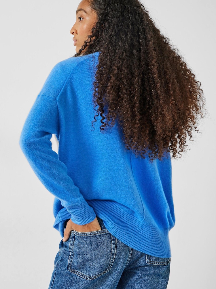 Hush Blue Tilly Cashmere Jumper - Image 2 of 5