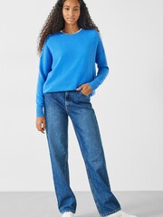 Hush Blue Tilly Cashmere Jumper - Image 3 of 5