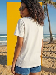 Roman Pink Cotton Floral Print T-Shirt - Image 3 of 4