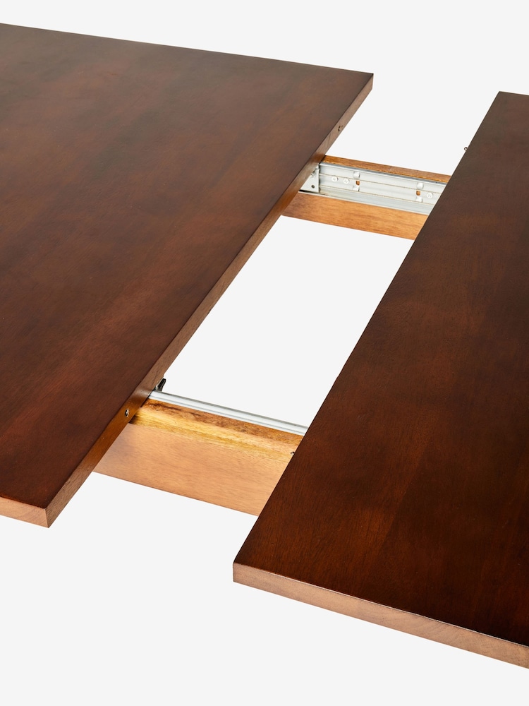 MADE.COM Dark Mango Wood Lucien 6 to 8 Extending Dining Table - Image 6 of 6