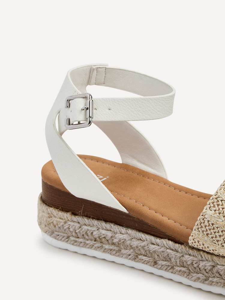 Gold - Linzi Anya Zweiteilige Espadrille-Sandalen mit Plateausohle und Keilabsatz - Bild 5 von 5 Gold - Linzi Anya Zweiteilige Espadrille-Sandalen mit Plateausohle und Keilabsatz - Bild 5 von 5