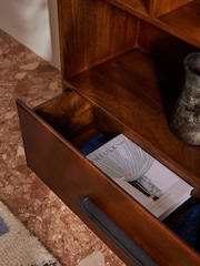 MADE.COM Dark Mango Wood Lucien Bookcase - Image 2 of 4
