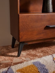 MADE.COM Dark Mango Wood Lucien Bookcase - Image 3 of 4