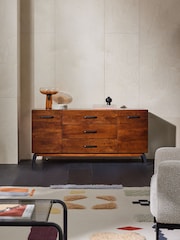 MADE.COM Dark Mango Wood Lucien Large Sideboard - Image 1 of 2