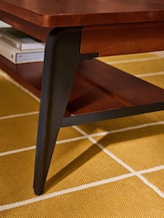 MADE.COM Dark Mango Wood Lucien Rectangular Coffee Table - Image 3 of 4