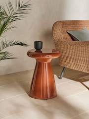 MADE.COM Terracotta Roffey Indoor/Outdoor Garden Side Table - Image 1 of 6