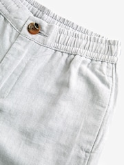 Grey Linen Blend Trousers (3-16yrs) - Image 3 of 3