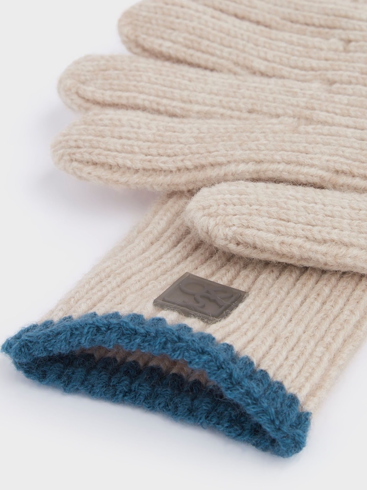 Osprey London The OSP Ribbed Gloves - Image 3 of 3 Osprey London The OSP Ribbed Gloves - Image 3 of 3