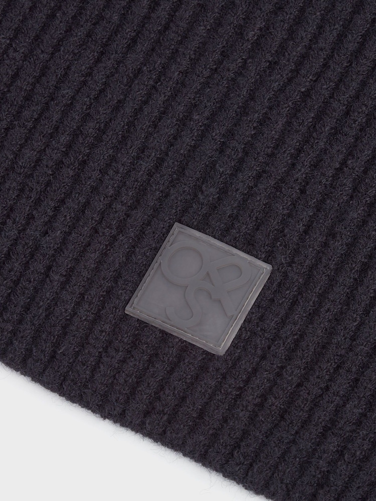 Osprey London The OSP Ribbed Scarf - Image 2 of 3 Osprey London The OSP Ribbed Scarf - Image 2 of 3