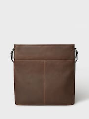 Osprey London The Compass Leather Cross-Body Brown Bag - Image 2 of 5
