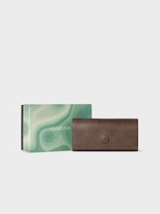Osprey London The Compass Leather Glasses Brown Case - Image 1 of 4