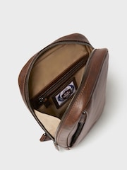 Osprey London The Compass Leather Sling Brown Bag - Image 4 of 5
