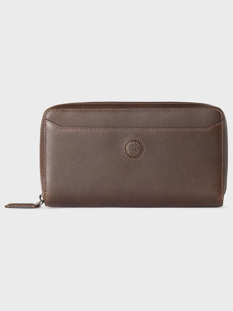 Osprey London Small The Compass Leather Tech Brown Case - Image 2 of 7