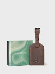 Osprey London The Compass Leather Brown Bag - Image 1 of 5