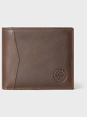 Osprey London The Compass Leather Coin Brown Wallet - Image 2 of 5