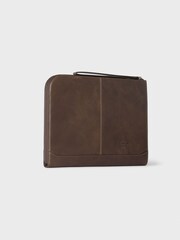 Osprey London The Compass Leather Tech Sleeve Brown Wallet - Image 3 of 5