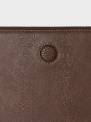 Osprey London The Compass Leather Tech Sleeve Brown Wallet - Image 4 of 5