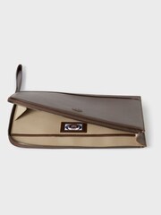 Osprey London The Compass Leather Tech Sleeve Brown Wallet - Image 5 of 5