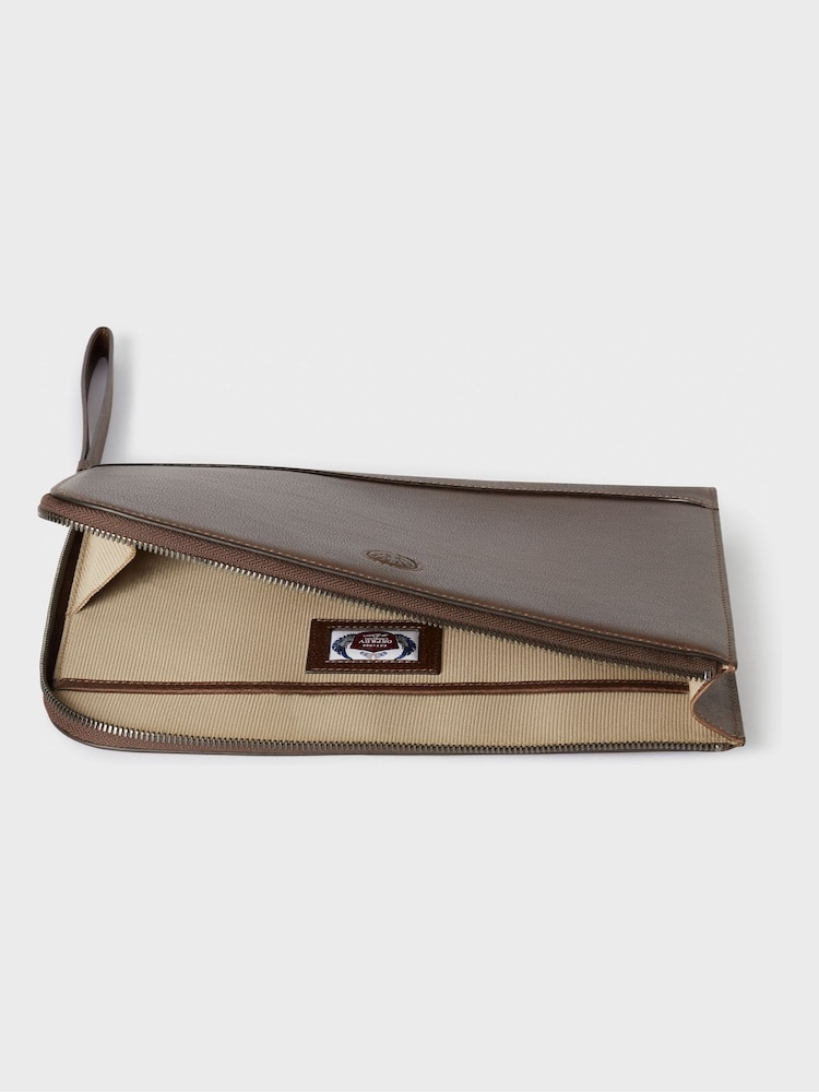 Osprey London The Compass Leather Tech Sleeve Brown Wallet - Image 5 of 5