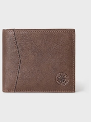 Коричневый кожаный бумажник для карточек Osprey London The Compass - Image 2 of 5